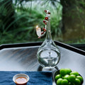 Plum Blossom: Heritage Liuli Candle Lamp | Hand-Cast Lost-Wax Crystal
